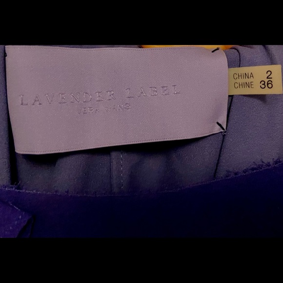 Vera Wang Silk Georgette Tie Waist Ruffle Dress - Picture 5 of 11